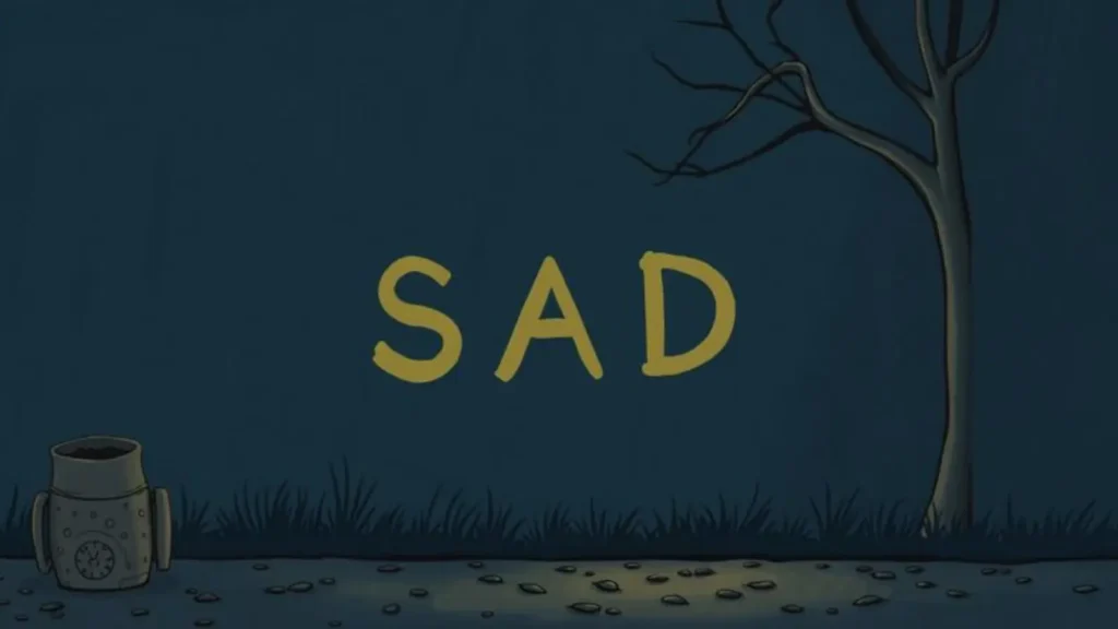 sad synonym