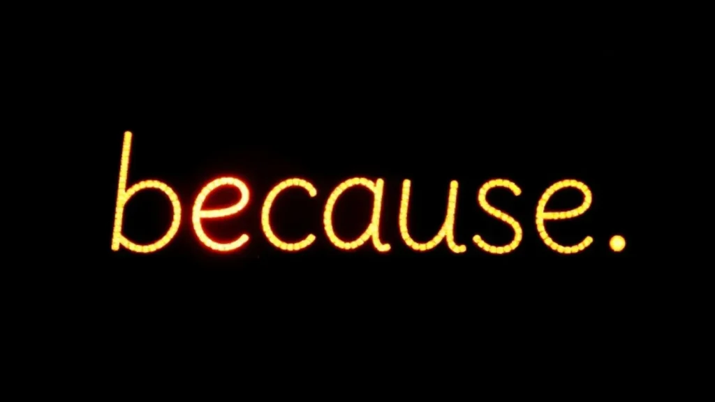 because synonym