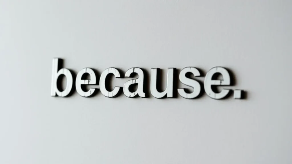 because synonym