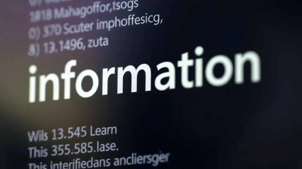 information synonym